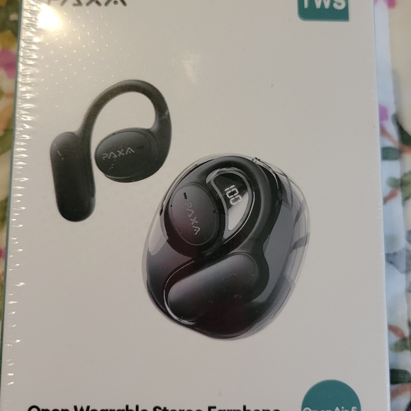 Black Open Wearable Stereo Earphones - Picture 1 of 4